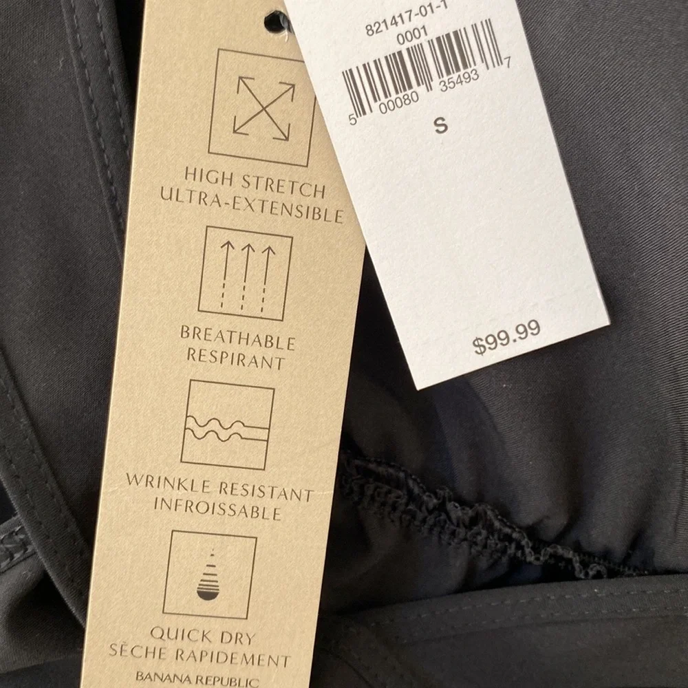 NWT Banana Republic Stretch Active Midi Dress - Picture 6 of 8